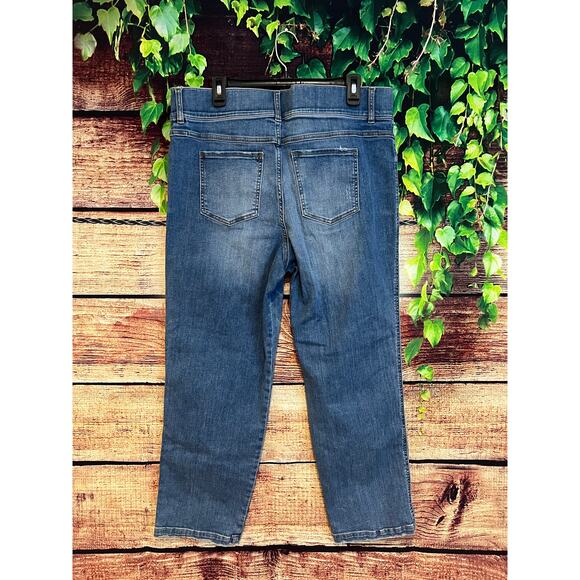 Spanx Straight Leg Jeans Jeggings Light Blue Pull On Stretch Womens Size 2X - Picture 4 of 5